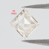 Natural Loose Kite Diamond White-G Color 0.40 CT 5.91 MM Kite Shape Rose Cut Diamond KDL2680
