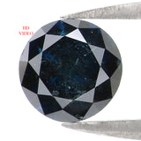 Natural Loose Round Blue Color Diamond 1.08 CT 6.10 MM Round Shape Brilliant Cut Diamond L8272