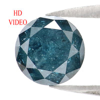 Natural Loose Round Blue Color Diamond 1.21 CT 6.30 MM Round Shape Brilliant Cut Diamond L8776