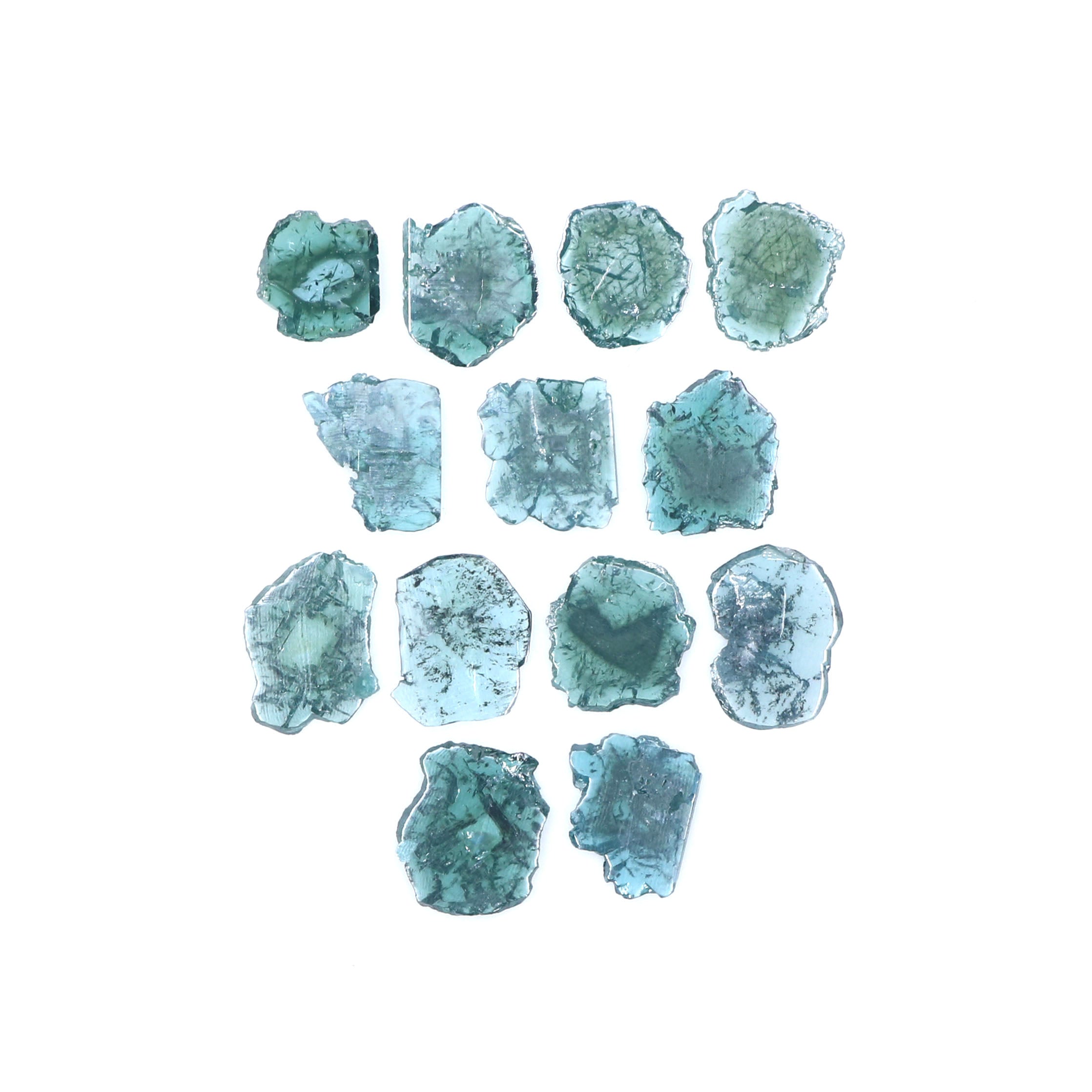 Natural Loose Slice Blue Color Diamond 2.75 CT 5.00 MM Slice Shape Rose Cut Diamond L9178