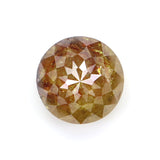 Natural Loose Rose Cut Yellow Brown Color Diamond 1.07 CT 5.80 MM Round Rose Cut Shape Diamond L9962