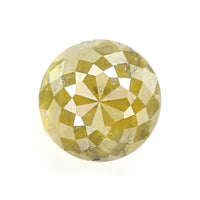 Natural Loose Rose Cut Yellow Green Diamond Color 0.85 CT 5.20 MM Round Rose Cut Shape Diamond KR660