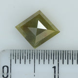 1.61 CT Natural Loose Diamond Kite Yellow Color I3 Clarity 9.60 MM KDL8814
