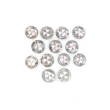 Natural Loose Round Rose Cut Diamond, Salt And Pepper Round Diamond, Natural Loose Diamond, Rose Cut Diamond, 1.21 CT Round Shape KR2648