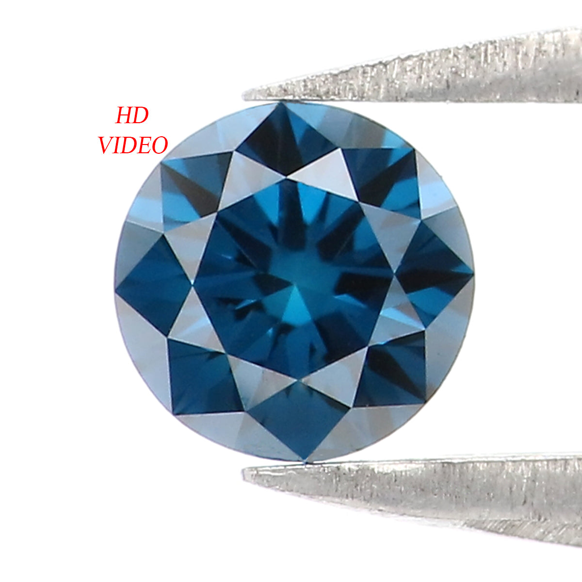 0.30 CT Natural Loose Round Shape Diamond Blue Color Round Cut Diamond 4.35 MM Natural Blue Color Diamond Round Brilliant Cut Diamond LQ1881