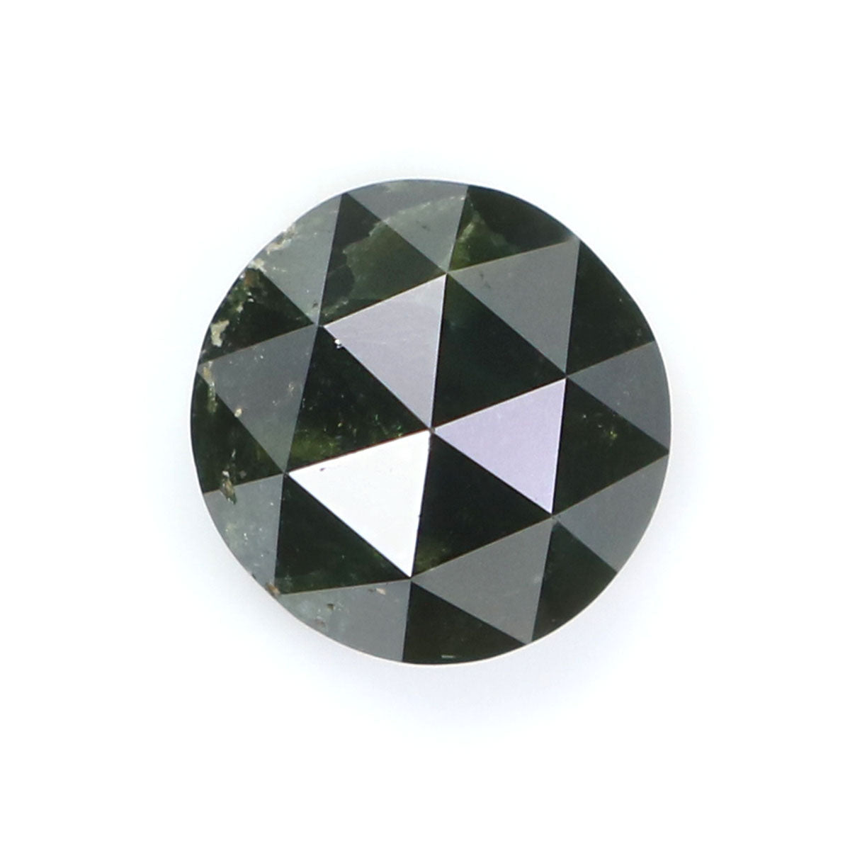 1.78 CT Natural Loose Round Rose Cut Diamond Green Color Round Shape Diamond 7.20 MM Natural Loose Green Color Round Rose Cut Diamond LQ5769