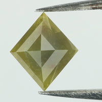 1.61 CT Natural Loose Diamond Kite Yellow Color I3 Clarity 9.60 MM KDL8814