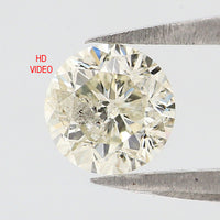 Natural Loose Round Brilliant Cut Diamond White - J Color 0.62 CT 5.28 MM Round Shape Brilliant Cut Diamond L2643
