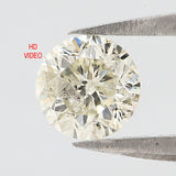 Natural Loose Round Brilliant Cut Diamond White - J Color 0.62 CT 5.28 MM Round Shape Brilliant Cut Diamond L2643