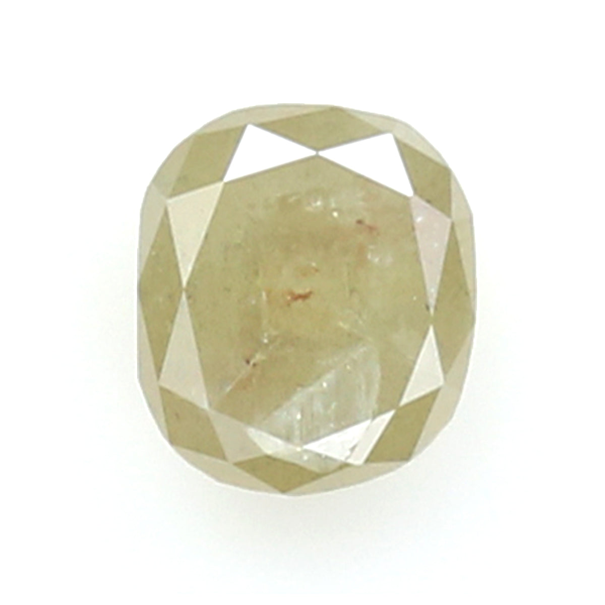 Natural Loose Cushion Grey Color Diamond 0.34 CT 4.50 MM Cushion Shape Rose Cut Diamond KR1274