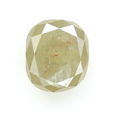 Natural Loose Cushion Grey Color Diamond 0.34 CT 4.50 MM Cushion Shape Rose Cut Diamond KR1274