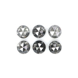 Natural Loose Round Rose Cut Diamond, Salt And Pepper Round Diamond, Natural Loose Diamond, Rose Cut Diamond, 1.16 CT Round Shape L2779