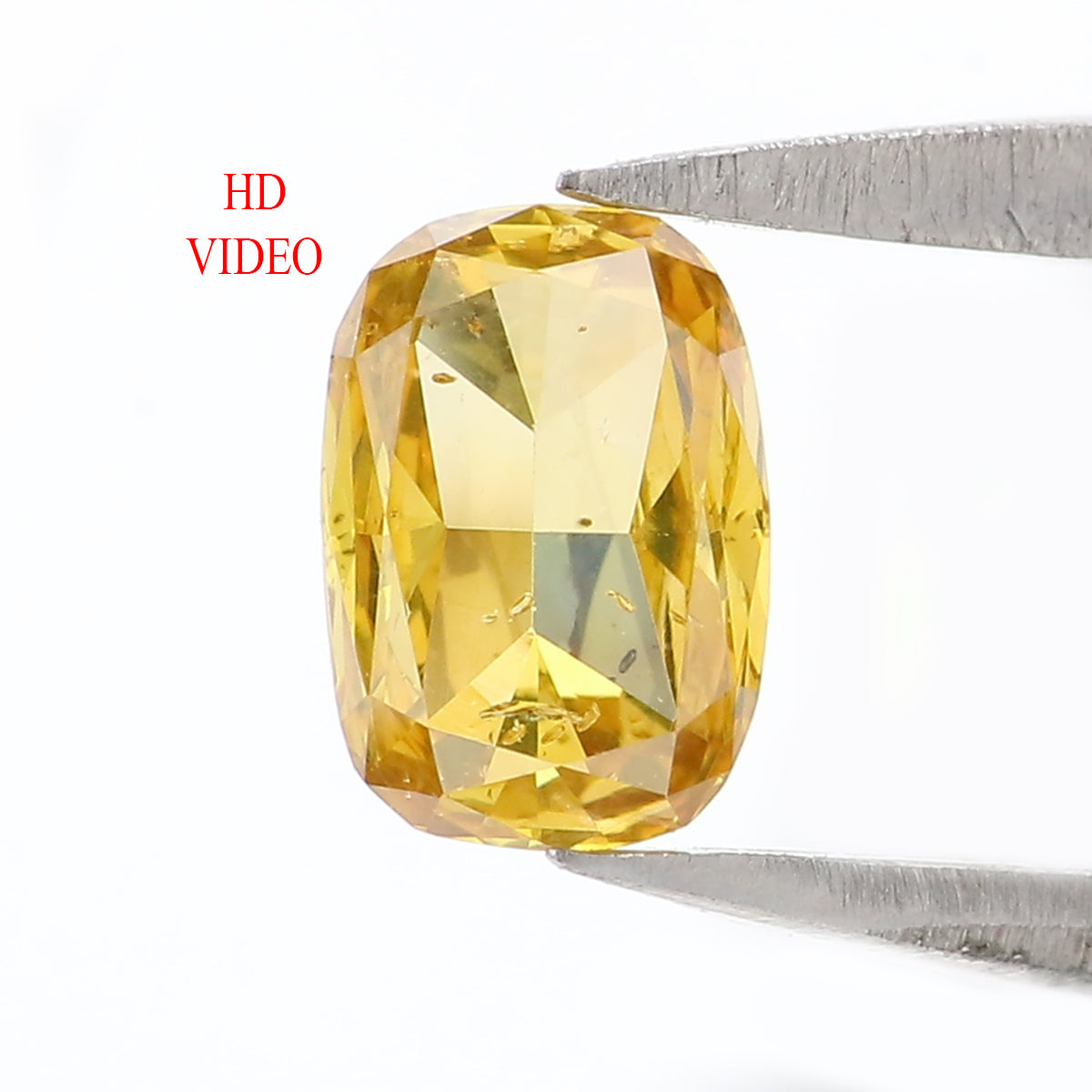 Natural Loose Cushion Coffee Color Diamond 0.44 CT 5.70 MM Cushion Shape Rose Cut Diamond L6439