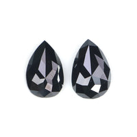 Natural Loose Pear Diamond, Pear Black Color Diamond, Natural Loose Diamond, Pear Rose Cut Diamond, Rose Cut Pear 0.69 CT Pear Shape KR2636