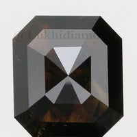 IGI CERTIFIED 1.22 Ct Natural Loose Diamond Radiant Cut Fancy Black Color 6 MM KDL8539