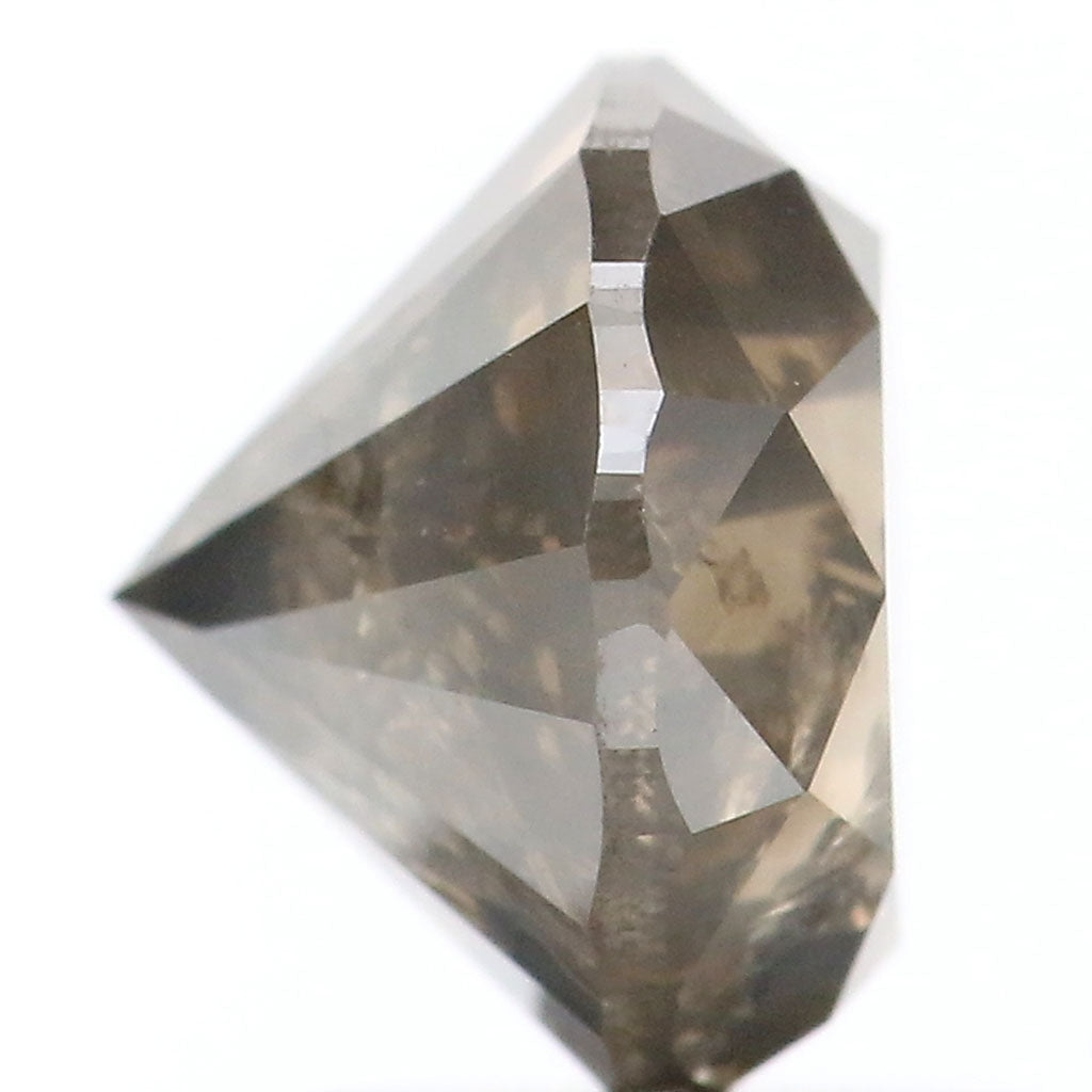 2.84 Ct Natural Loose Round Shape Diamond Black Round Cut Diamond 8.15 MM Natural Loose Diamond Brown Round Brilliant Cut Diamond QL8876