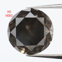 2.18 Ct Natural Loose Diamond, Black Diamond, Round Diamond, Round Brilliant Cut Diamond, Sparkling Diamond, Rustic Diamond KDL9628