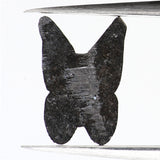 0.99 Ct Natural Loose Diamond, Butterfly Diamond, Black Color Diamond, Antique Diamond, Geometric Diamond, Rustic Diamond L393