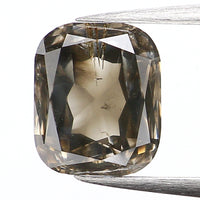 0.85 Ct Natural Loose Diamond, Cushion Cut Diamond, Brown Diamond, Polished Diamond, Real Diamond, Rustic Diamond, Antique Diamond KDL390