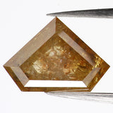 1.12 Ct Natural Loose Diamond, Shield Cut Diamond, Yellow Color Diamond, Rose Cut Diamond, Real Rustic Diamond, Antique Diamond L436