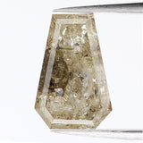 2.61 CT Coffin Cut Diamond, Brown Diamond, Grey Diamond, Antique Diamond, Natural Loose Diamond, Antique Rose Cut Diamond KDL400
