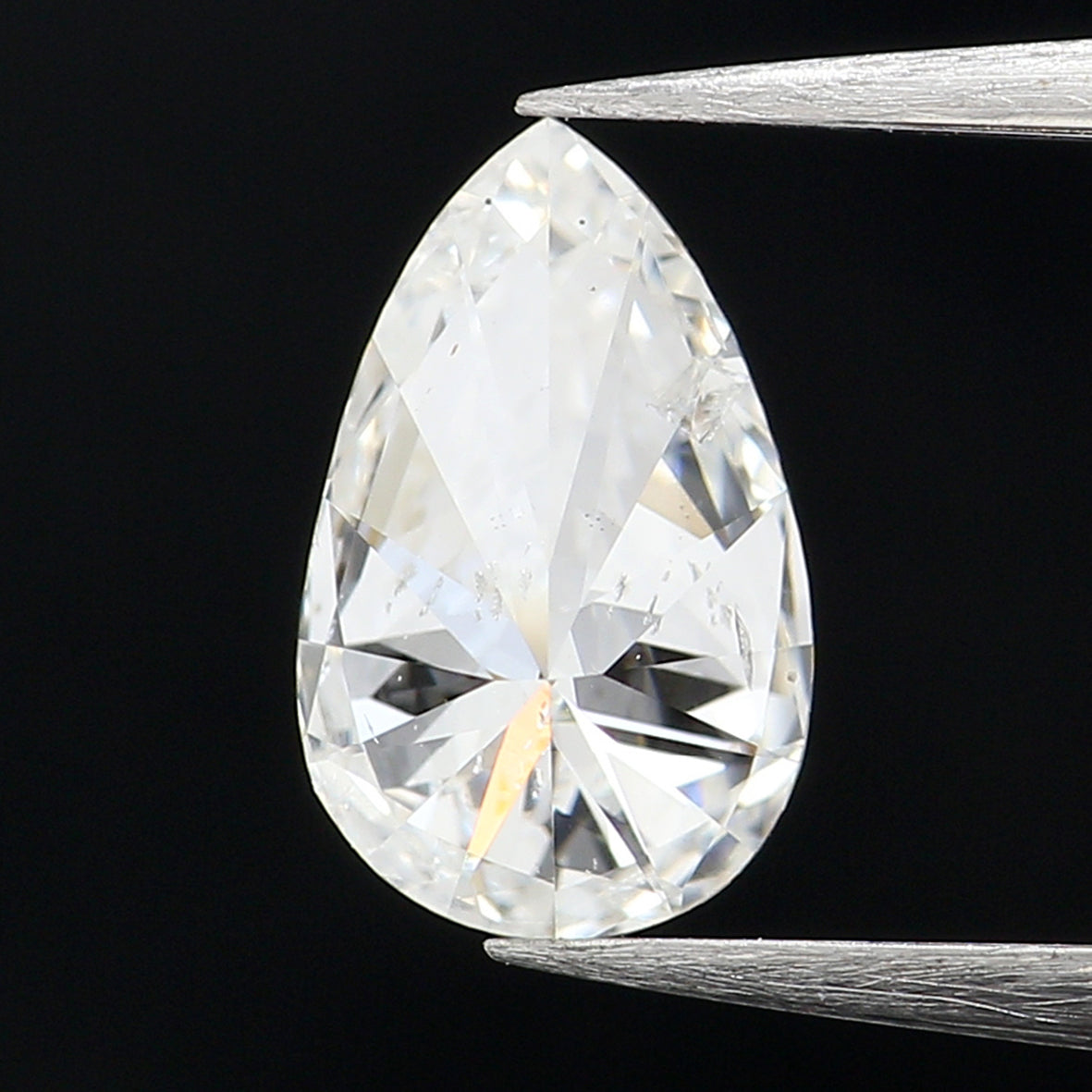 0.51 CT Natural Loose Pear Shape Diamond White - G Color Pear Cut Diamond 6.85 MM Natural Diamond White -G Pear Brilliant Cut Diamond QL9755