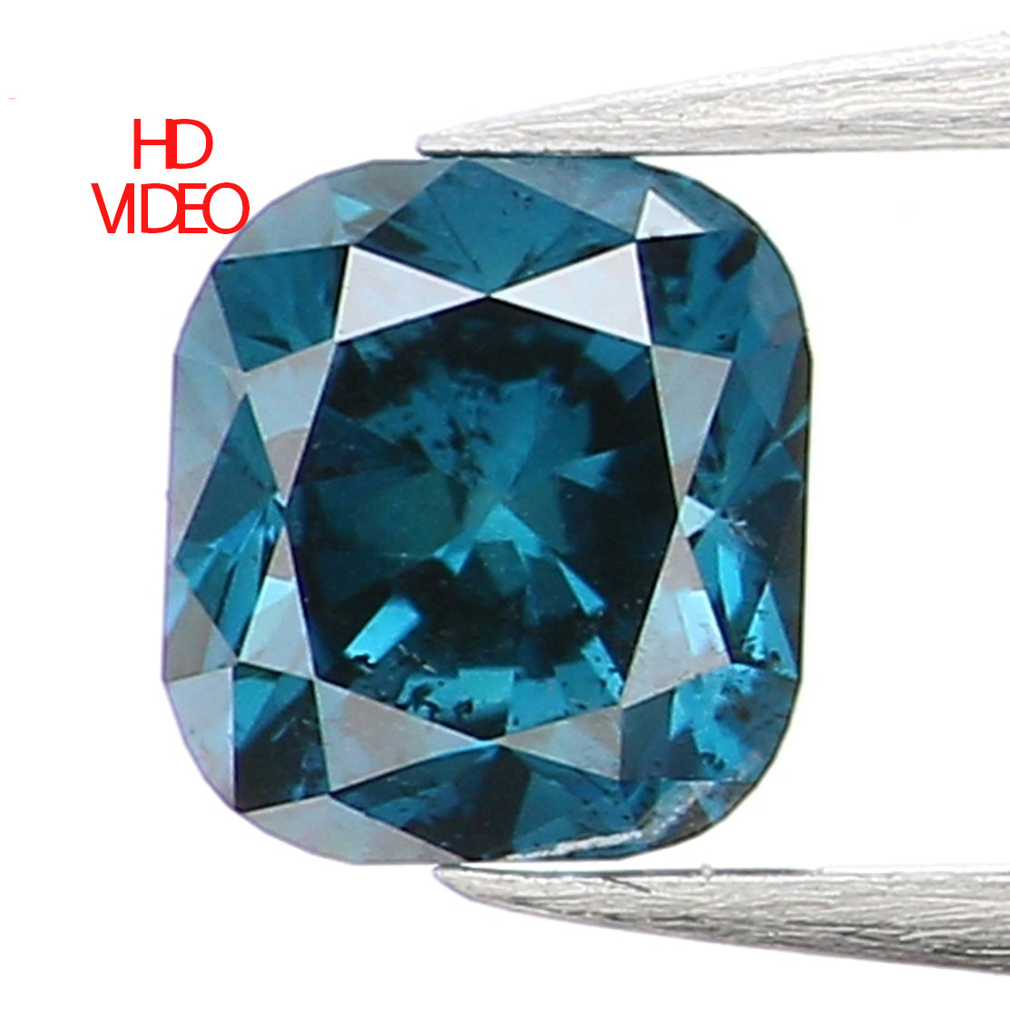 0.41 CT Natural Loose Cushion Shape Diamond Blue Color Cushion Diamond 4.30 MM Natural Loose Blue Color Cushion Brilliant Cut Diamond LQ860