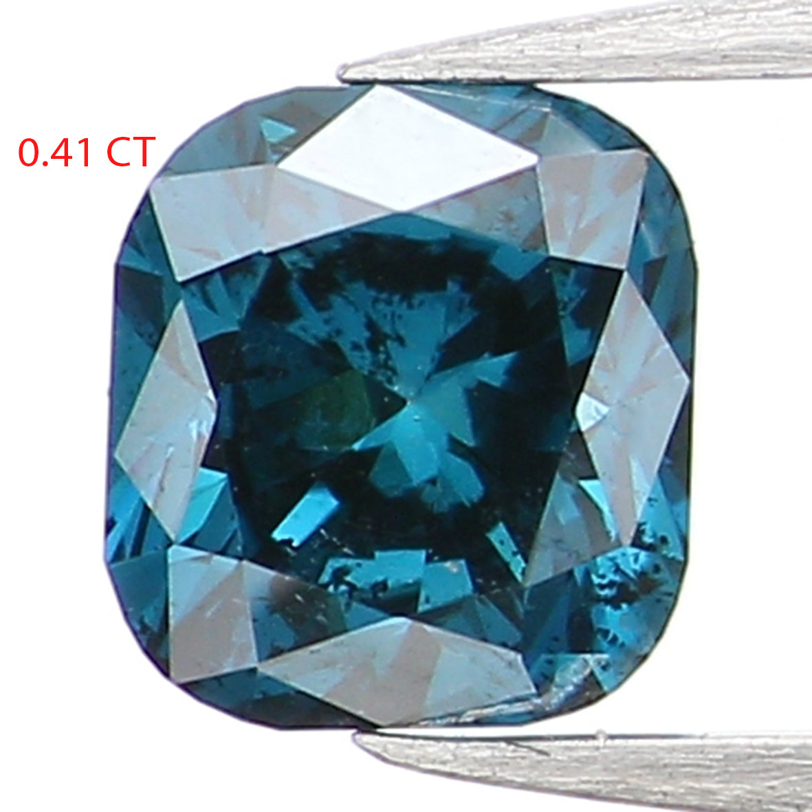 0.41 CT Natural Loose Cushion Shape Diamond Blue Color Cushion Diamond 4.30 MM Natural Loose Blue Color Cushion Brilliant Cut Diamond LQ860