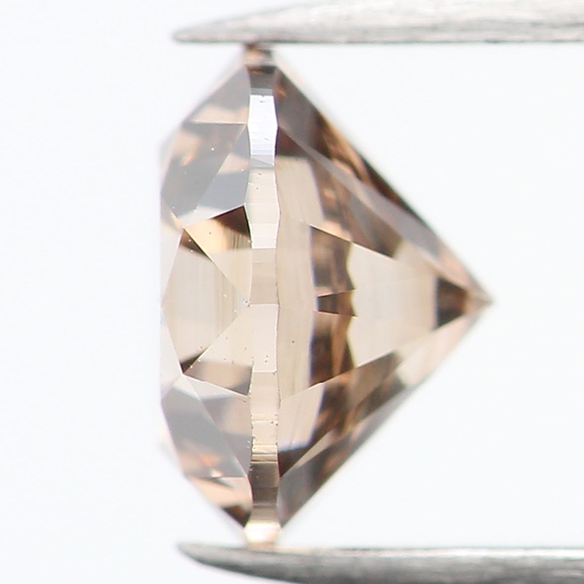 0.41 Ct Natural Loose Round Shape Diamond Brown Color Round Diamond 4.50 MM Natural Loose Brown Diamond Round Brilliant Cut Diamond LQ837