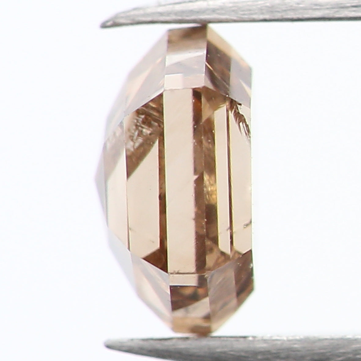 0.29 CT Natural Loose Hexagon Shape Diamond Brown Color Hexagon Cut Diamond 4.20 MM Natural Loose Brown Color Hexagon Rose Cut Diamond LQ850