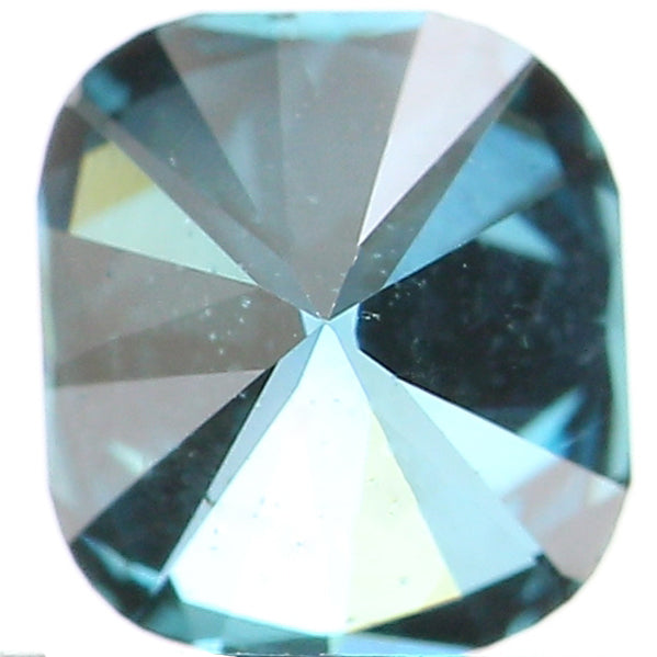 0.41 Ct Natural Loose Diamond, Cushion Diamond, Blue Diamond, Polished Diamond, Brilliant Cut Diamond, Rustic Diamond, Antique Diamond L860