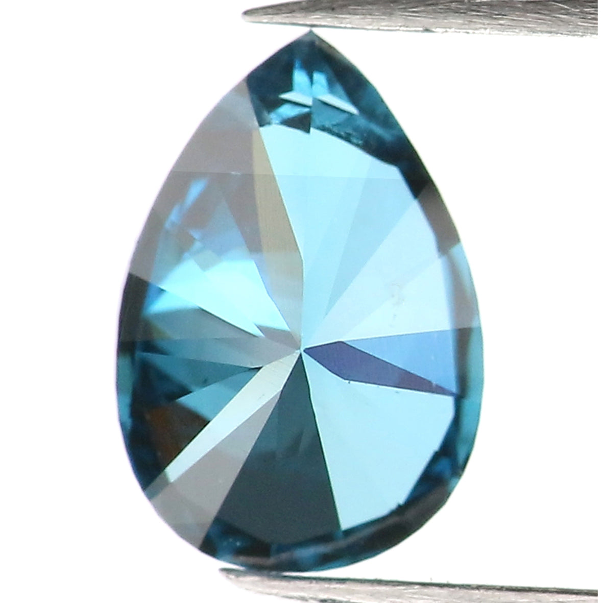 0.28 CT Natural Loose Pear Shape Diamond Blue Color Pear Cut Diamond 5.45 MM Natural Blue Color Diamond Pear Brilliant Cut Diamond LQ899
