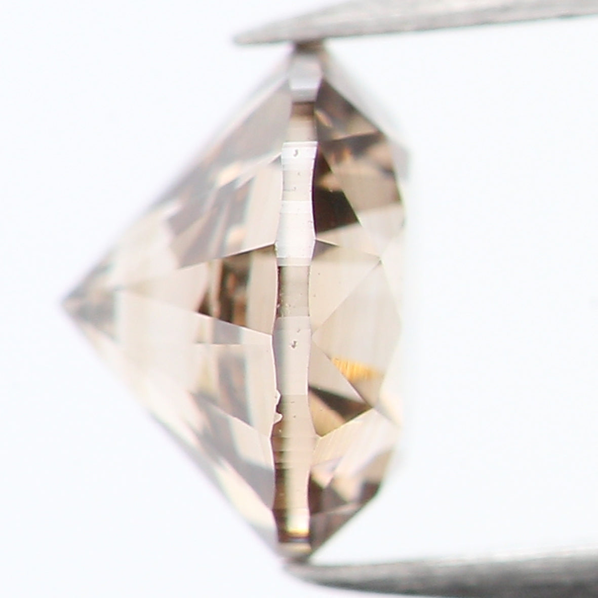 0.41 Ct Natural Loose Round Shape Diamond Brown Color Round Diamond 4.50 MM Natural Loose Brown Diamond Round Brilliant Cut Diamond LQ837