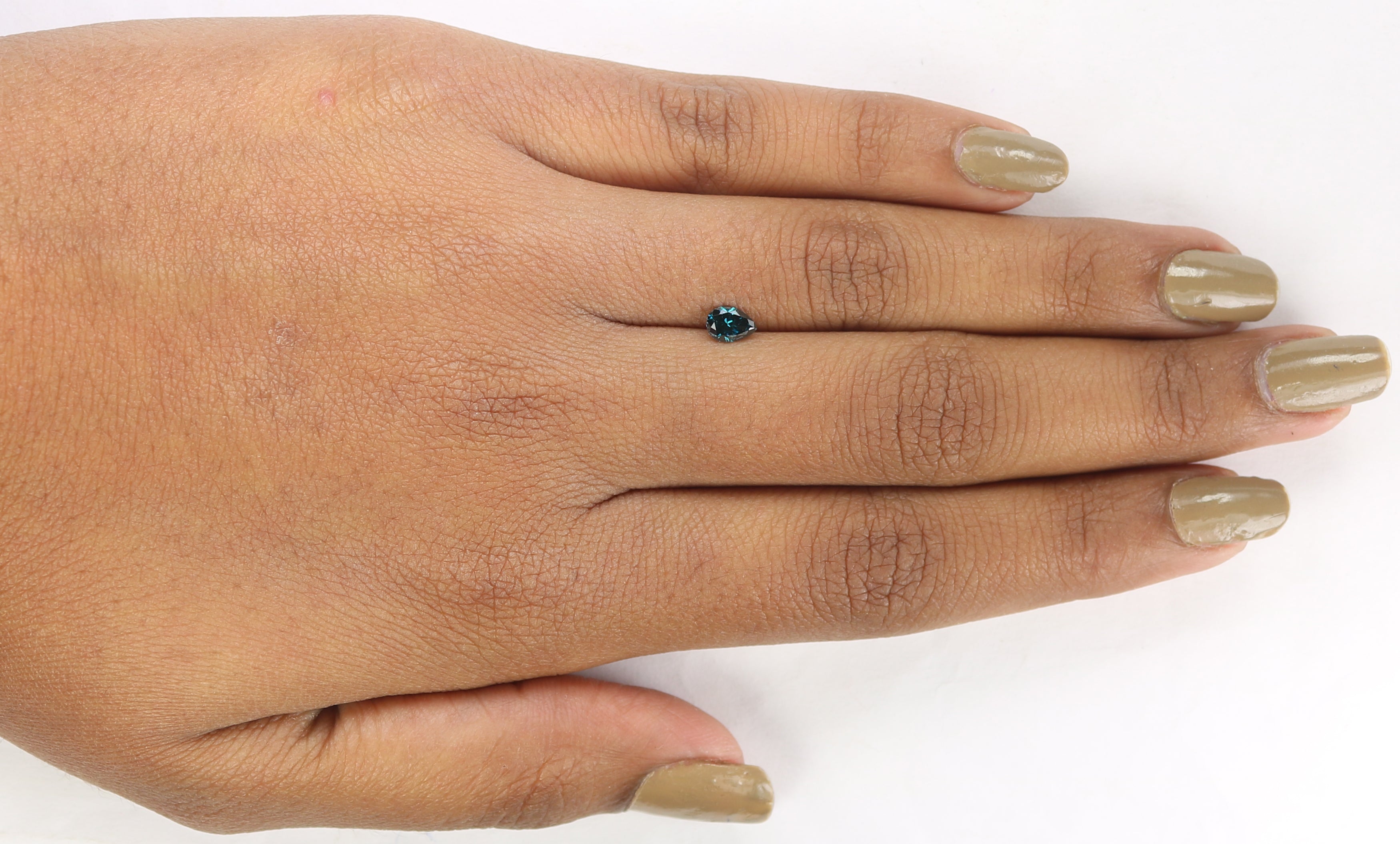 0.28 CT Natural Loose Pear Shape Diamond Blue Color Pear Cut Diamond 5.45 MM Natural Blue Color Diamond Pear Brilliant Cut Diamond LQ899