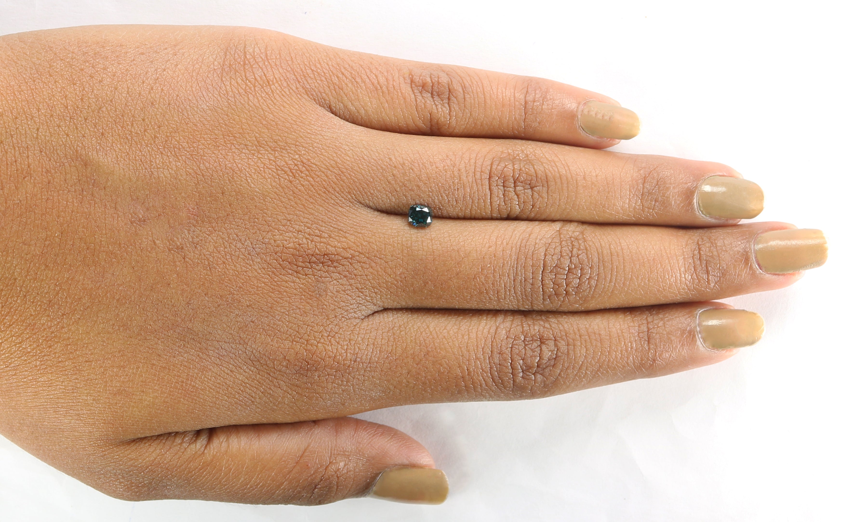 0.41 CT Natural Loose Cushion Shape Diamond Blue Color Cushion Diamond 4.30 MM Natural Loose Blue Color Cushion Brilliant Cut Diamond LQ860