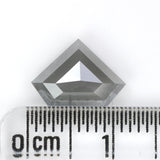 2.35 Ct Natural Loose Diamond, Shield Cut Diamond, Grey Color Diamond, Rose Cut Diamond, Rustic Diamond, Antique Diamond KDL906
