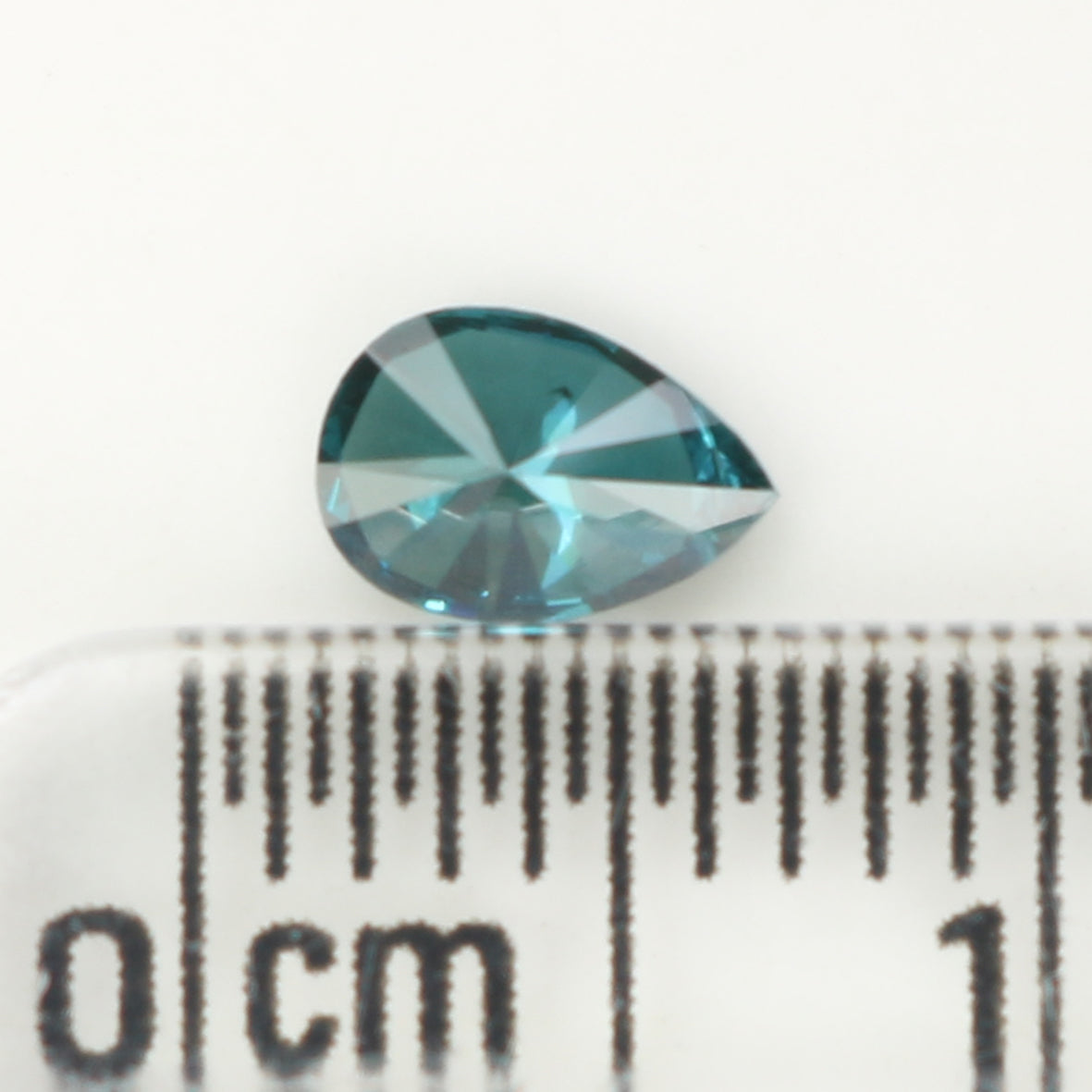 0.28 CT Natural Loose Pear Shape Diamond Blue Color Pear Cut Diamond 5.45 MM Natural Blue Color Diamond Pear Brilliant Cut Diamond LQ899
