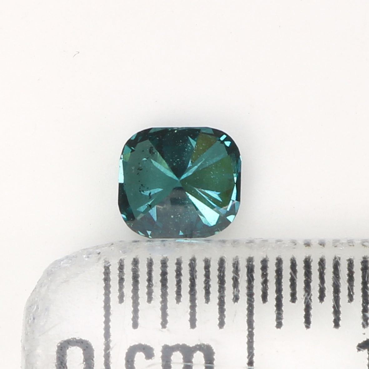 0.41 Ct Natural Loose Diamond, Cushion Diamond, Blue Diamond, Polished Diamond, Brilliant Cut Diamond, Rustic Diamond, Antique Diamond L860