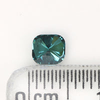 0.41 Ct Natural Loose Diamond, Cushion Diamond, Blue Diamond, Polished Diamond, Brilliant Cut Diamond, Rustic Diamond, Antique Diamond L860
