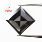 3.28 Ct Natural Loose Diamond, Kite Cut Diamond, Black Color Diamond, Rose Cut Diamond, Rustic Diamond, Real Diamond KDL9504