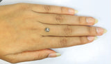 1.17 Ct Natural Loose Diamond Oval Grey Salt And Pepper Color I3 Clarity 6.70 MM KDL8693