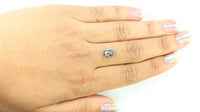 1.70 Ct Natural Loose Diamond Pear Black Grey Color I3 Clarity 9.00 MM KDL8120