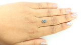 1.70 Ct Natural Loose Diamond Pear Black Grey Color I3 Clarity 9.00 MM KDL8120