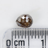 0.79 Ct Natural Loose Diamond, Briolette Diamond, Brown Diamond, Briolette Cut Bead Diamond, Polished Diamond, Faceted Diamond L9824