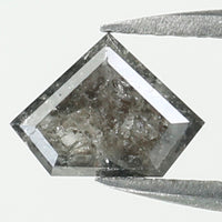 0.78 Ct Natural Loose Diamond, Shield Cut Diamond, Black Color Diamond, Rose Cut Diamond, Real Rustic Diamond, Antique Diamond KDK2266