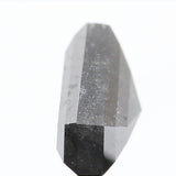 2.85 Ct Natural Loose Diamond Shield Black Color I3 Clarity 11.80 MM KDL8767