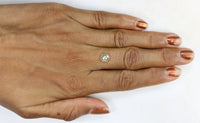 0.75 CT Natural Loose Diamond Hexagon Grey Color I3 Clarity 7.50 MM KDK2097