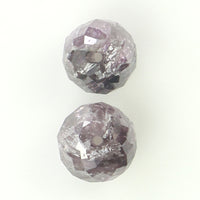 0.88 CT Faceted Bead Diamond, Natural Loose Diamond, Pink Bead Diamond, Faceted Diamond Bead, Beads Loose Diamond, Beads For Necklace L9898