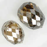 0.92 Ct Natural Loose Diamond, Briolette Diamond, Brown Diamond, Briolette Cut Bead Diamond, Polished Diamond, Faceted Diamond L9904