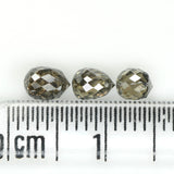 1.27 Ct Natural Loose Diamond, Briolette Diamond, Green Diamond, Briolette Cut Bead Diamond, Polished Diamond, Faceted Diamond L9906